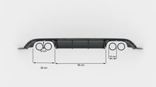 Carica l'immagine nel visualizzatore di Gallery, Diffusore Posteriore V.3 Volkswagen Golf R Mk7 Facelift Maxton Design