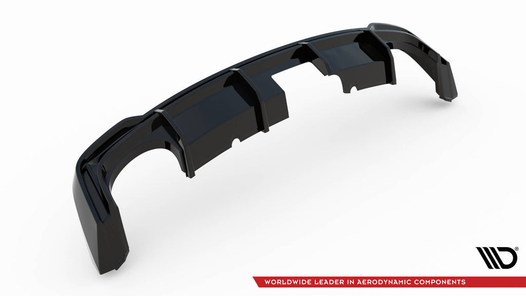 Diffusore Posteriore (versione con gancio traino) compatibile con Audi RS7 C8 (2018-2023)