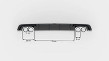 Diffusore Posteriore compatibile con Audi S3 Sedan 8V (2013-2016)