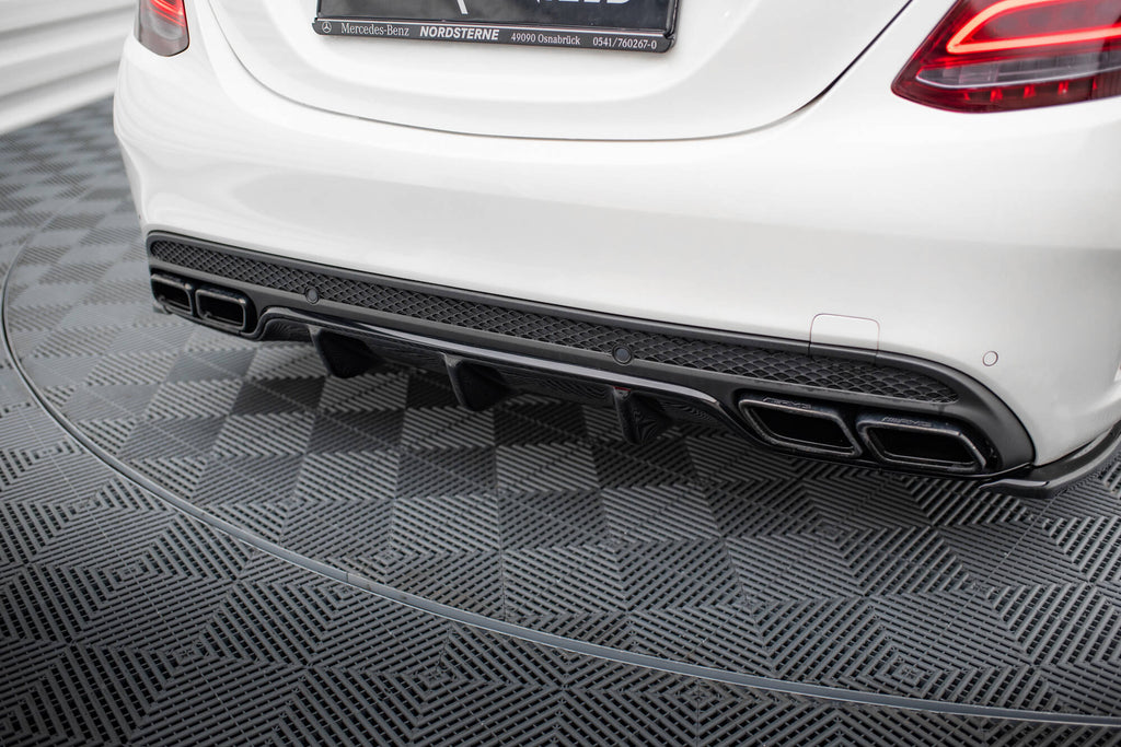 Diffusore Posteriore compatibile con Mercedes-Benz Classe C 63 AMG S205 63AMG / 63 AMG W205 63AMG W205 / S205 (2015-2018)