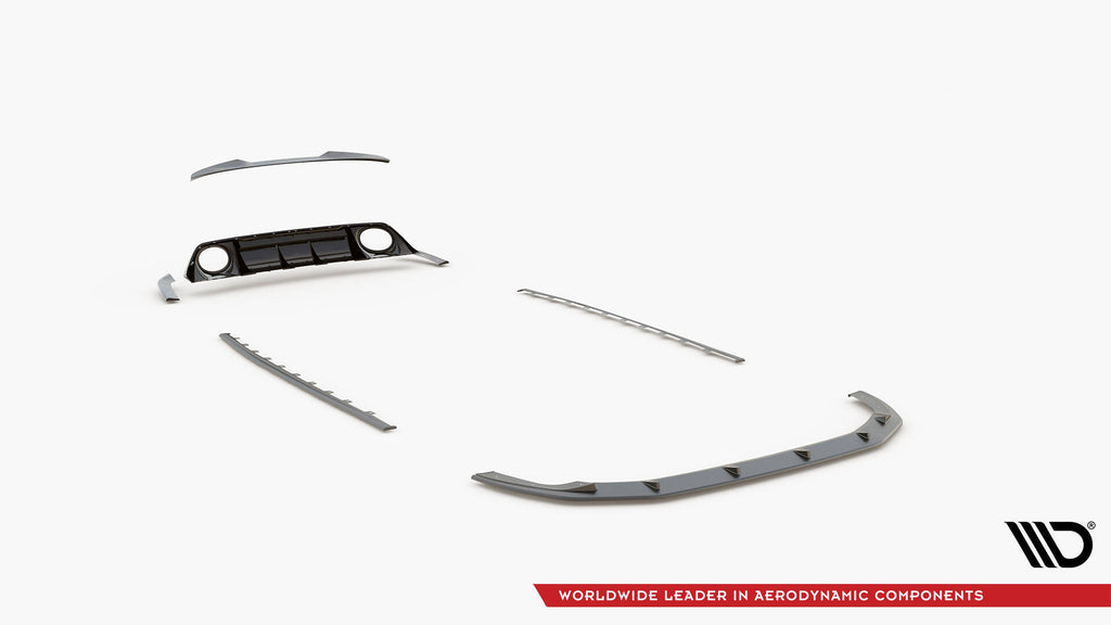 Set di Splitter in Fibra di Carbonio Prepreg Audi RS3 8Y Berlina