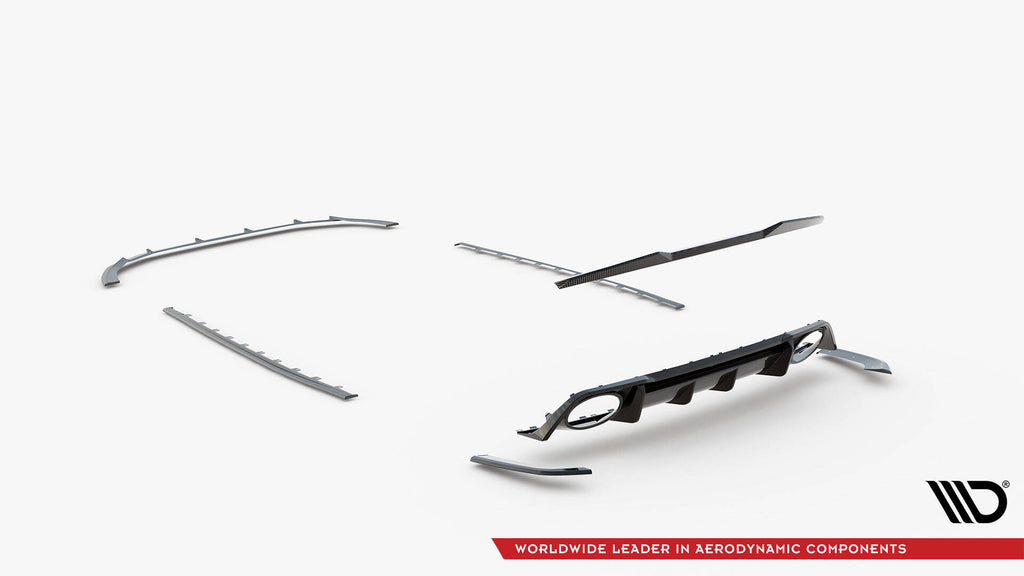 Set di Splitter in Fibra di Carbonio Prepreg Audi RS3 8Y Berlina