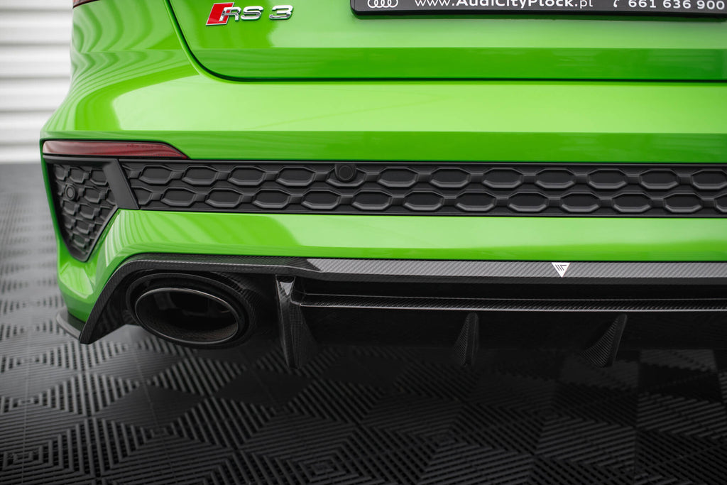 Set di Splitter in Fibra di Carbonio Prepreg Audi RS3 8Y Berlina