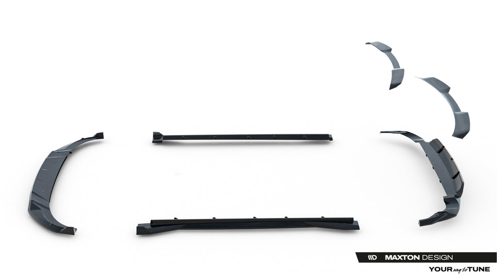 Set di Splitter in Fibra di Carbonio Prepreg Audi RSQ8 Mk1 Facelift