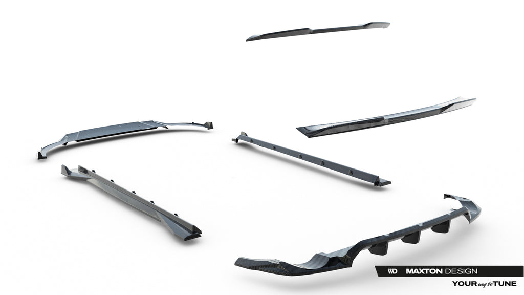 Set di Splitter in Fibra di Carbonio Prepreg Audi RSQ8 Mk1 Facelift