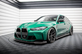 Set di Splitter in Fibra di Carbonio Prepreg Maxton Design compatibile con BMW M3 G80 Berlina