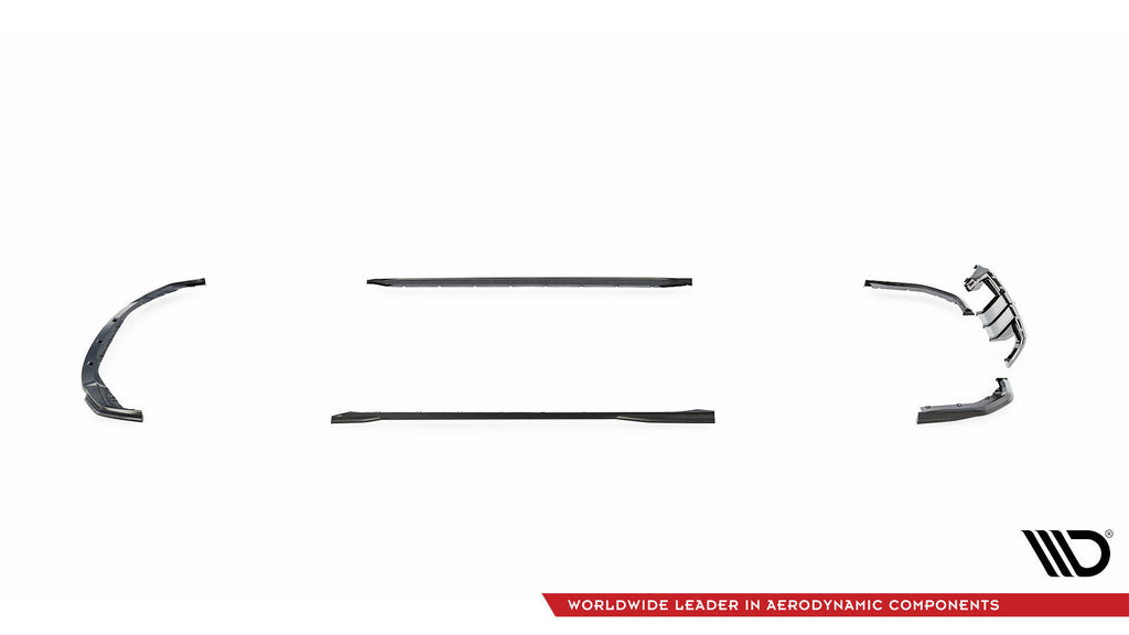 Set di Splitter in Fibra di Carbonio Prepreg BMW M3 G81 Station Wagon