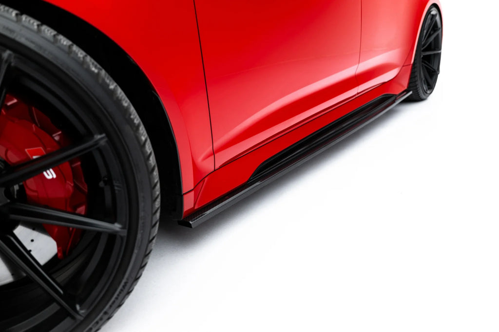 Set di Splitter compatibili con Audi RS6 C8 in Fibra di Carbonio (2019-2023)