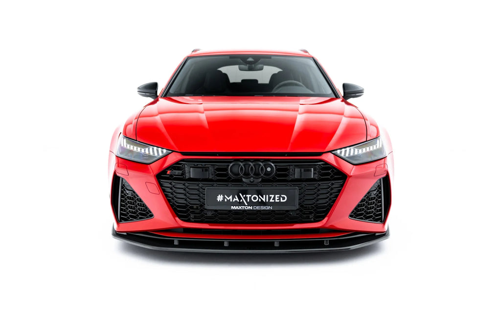 Set di Splitter compatibili con Audi RS6 C8 in Fibra di Carbonio (2019-2023)