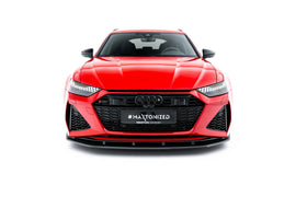 Set di Splitter compatibili con Audi RS6 C8 in Fibra di Carbonio (2019-2023)