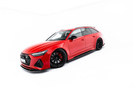 Set di Splitter compatibili con Audi RS6 C8 in Fibra di Carbonio (2019-2023)