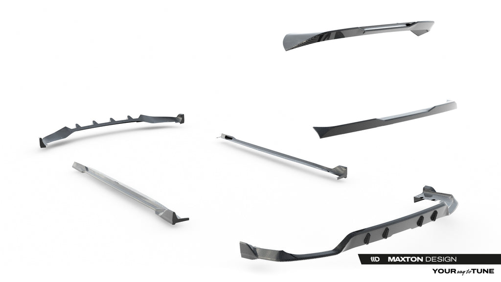 Kit Completo Splitter in Carbonio compatibile con BMW X5 M-Pack G05 (2018-2023)