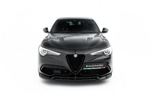 Carica l'immagine nel visualizzatore di Gallery, Set di splitter per Alfa Romeo Stelvio Mk1 Nero Lucido