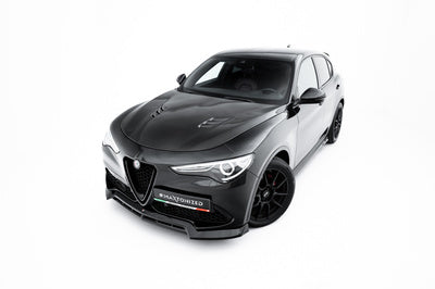 Set di splitter per Alfa Romeo Stelvio Mk1 Nero Lucido