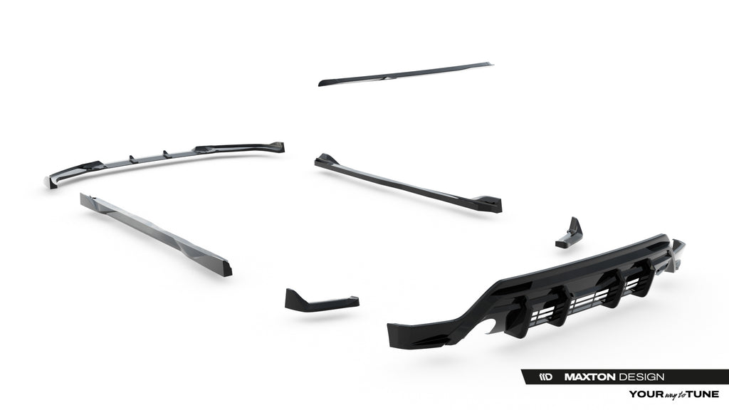 Set di Splitter Toyota GR Yaris Mk4 Facelift