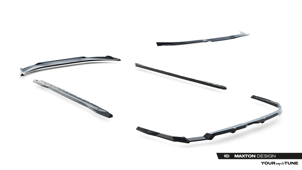 Kit Completo Splitter V.1 compatibile con Audi A6 S-Line Diesel Avant C9 (2023-)