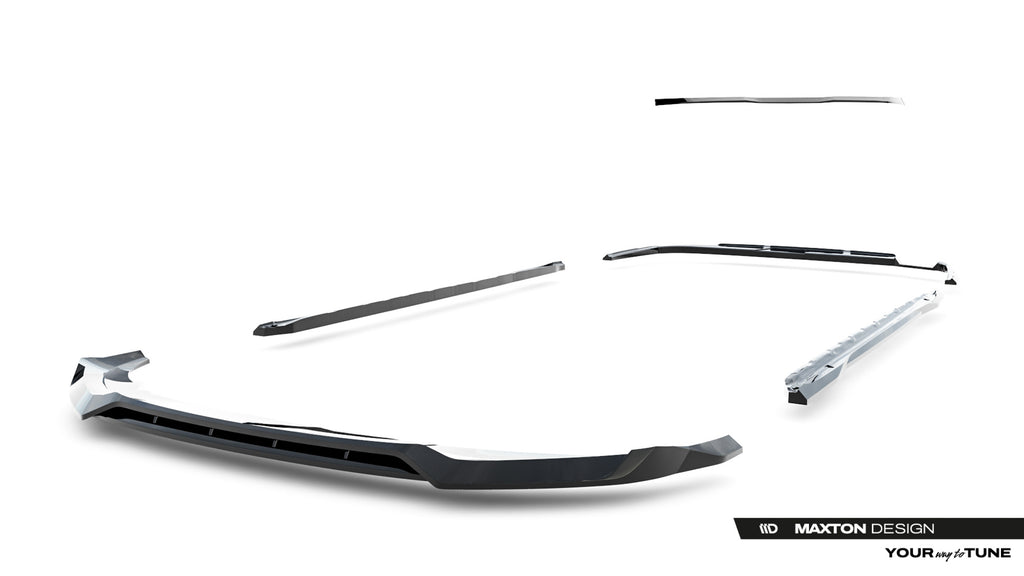 Kit Completo Splitter V.1 compatibile con Audi A6 S-Line Diesel Avant C9 (2023-)