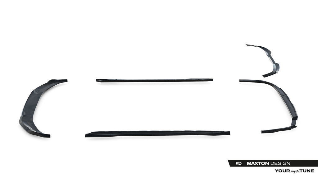 Kit Completo Splitter V.1 compatibile con Audi A6 S-Line Diesel Avant C9 (2023-)