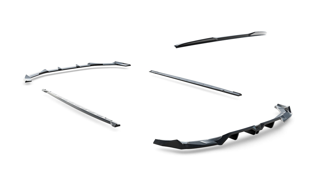 Kit Completo Splitter V.1 compatibile con Audi RS3 Sportback 8Y Facelift (2024-)