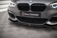 Carica l'immagine nel visualizzatore di Gallery, Set splitter Maxton BMW M140i F20 facelift vista frontale