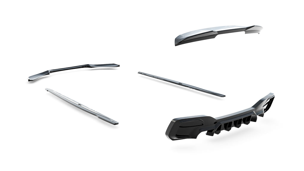 Set di Splitter V.1 compatibili con BMW Serie 1 M140i F20 Facelift (2015-2019)