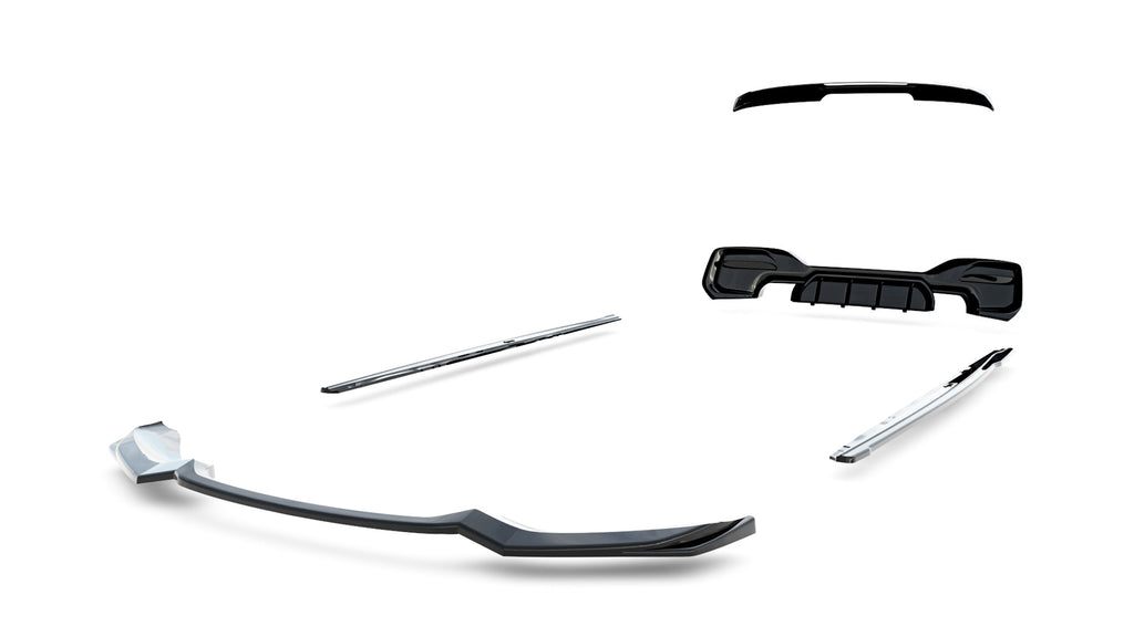Set di Splitter V.1 compatibili con BMW Serie 1 M140i F20 Facelift (2015-2019)