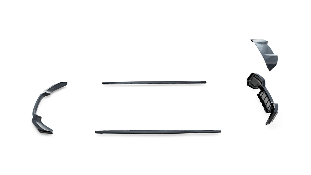 Set di Splitter V.1 compatibili con BMW Serie 1 M140i F20 Facelift (2015-2019)