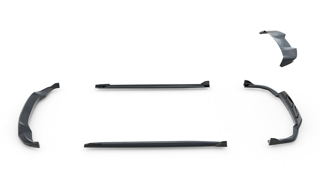 Set di Splitter V.1 compatibili con BMW X5 M-Pack G05 Facelift (2023-)