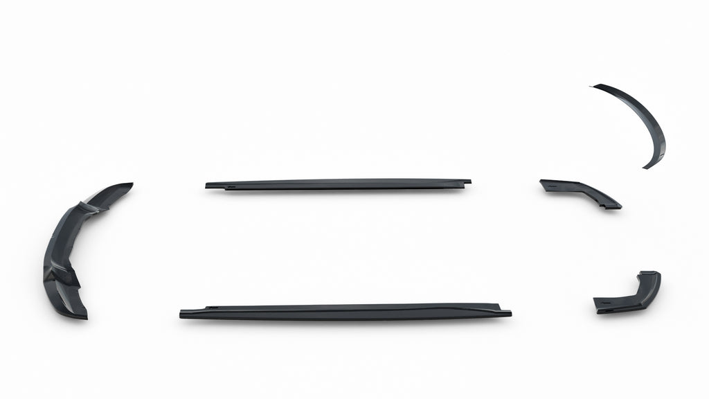 Kit Completo Splitter V.1 compatibile con BMW X6 M-Pack F16 (2014-2019)