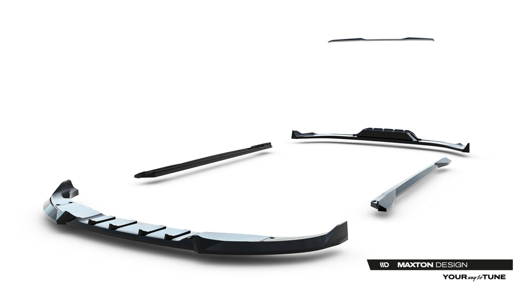 Kit Completo Splitter V.1 (versione senza gancio traino) compatibile con Cupra Terramar Mk1 (2024-)