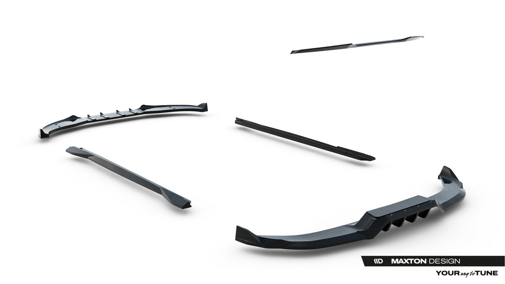 Kit Completo Splitter V.1 (versione senza gancio traino) compatibile con Cupra Terramar Mk1 (2024-)