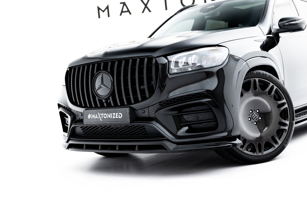 Kit Completo Splitter V.1 compatibile con Mercedes-Benz GLS AMG-Line X167 Facelift (2023-2026)