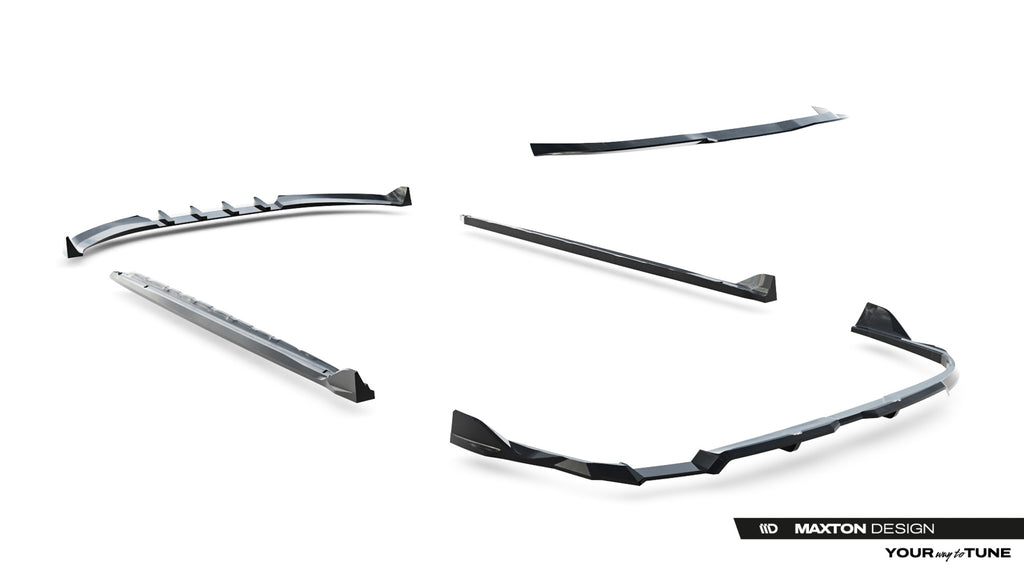 Kit Completo Splitter V.2 compatibile con Audi A6 S-Line Avant C9 (2023-)