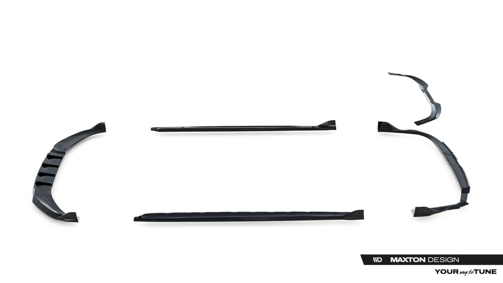 Kit Completo Splitter V.2 compatibile con Audi A6 S-Line Avant C9 (2023-)
