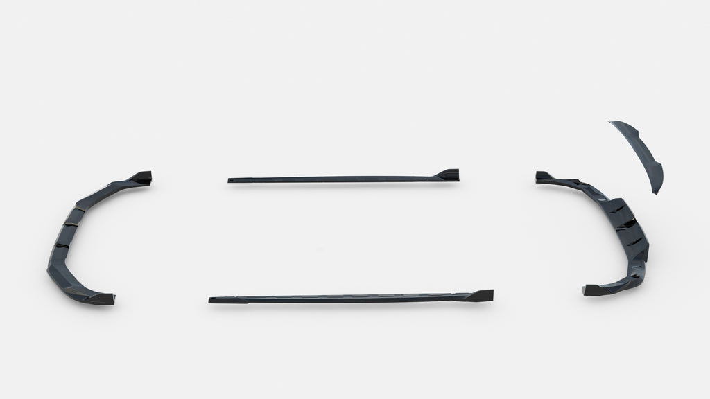 Kit Completo Splitter V.2 compatibile con Audi RS3 Sedan 8Y Facelift (2024-)