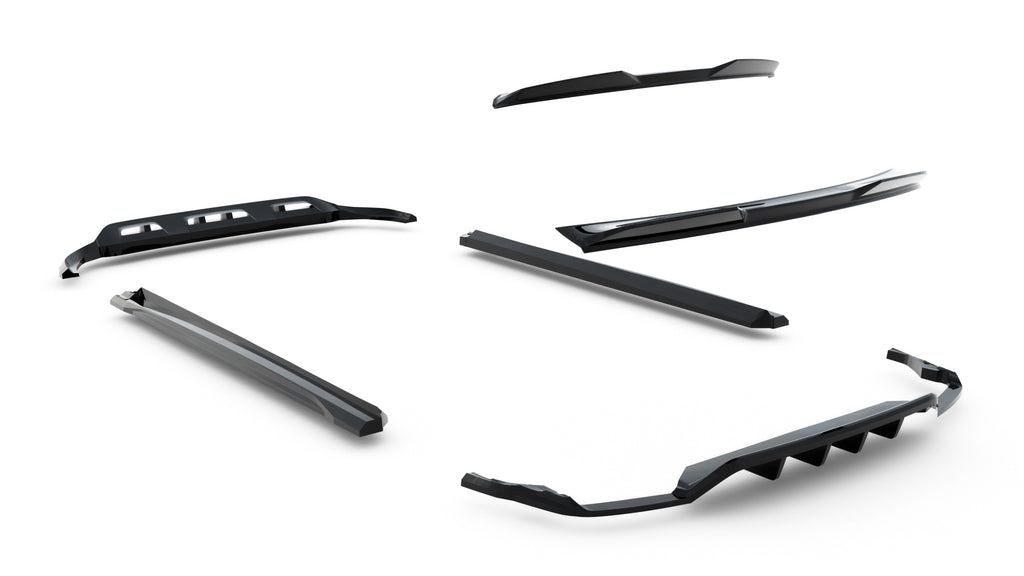 Kit Completo Splitter V.2 compatibile con Audi SQ8 Mk1 (2019-2023)