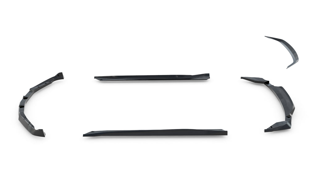 Kit Completo Splitter V.2 compatibile con Chevrolet Camaro SS Mk6 Facelift (2018-2023)