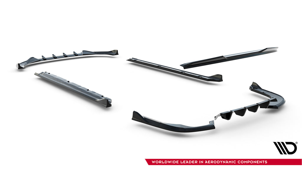 Kit Completo Splitter V.2 compatibile con Skoda Superb Sedan Mk4 (2024-)