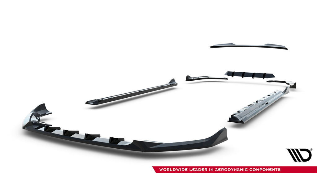 Kit Completo Splitter V.2 compatibile con Skoda Superb Sedan Mk4 (2024-)