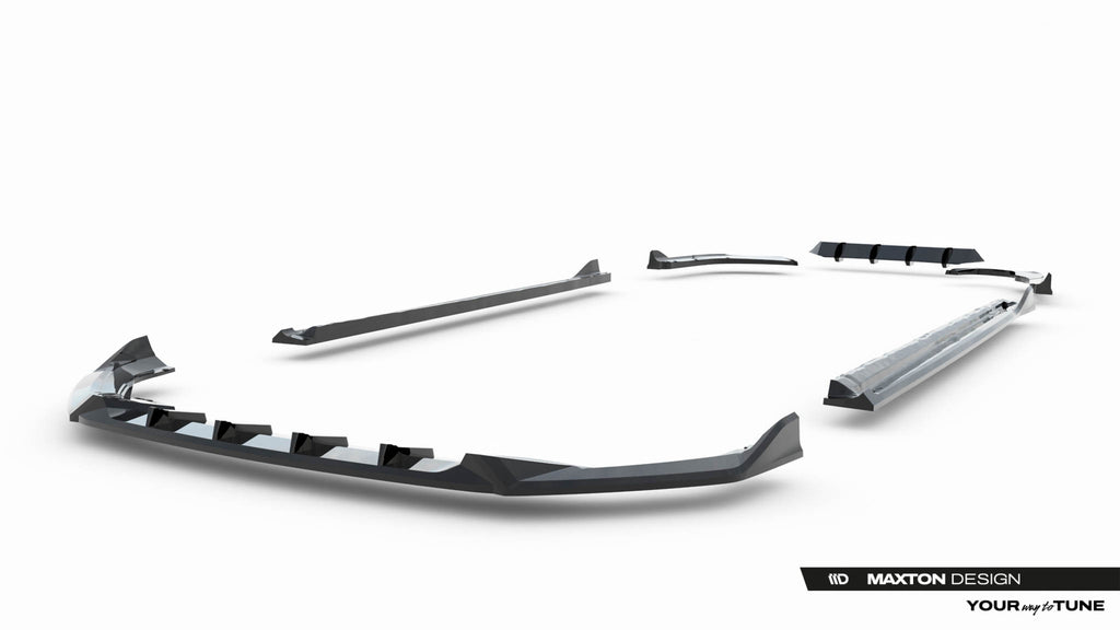 Kit Completo Splitter V.2 compatibile con Skoda Superb Sportline Mk4 (2024-)