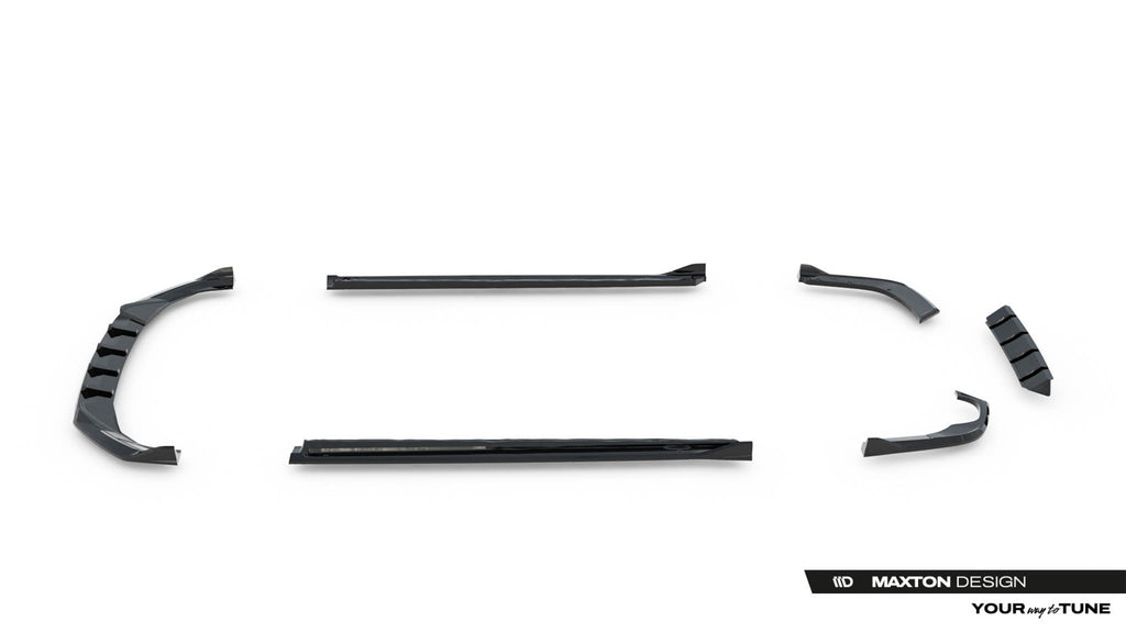 Kit Completo Splitter V.2 compatibile con Skoda Superb Sportline Mk4 (2024-)