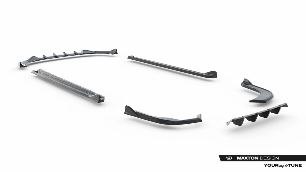 Kit Completo Splitter V.2 compatibile con Skoda Superb Sportline Mk4 (2024-)