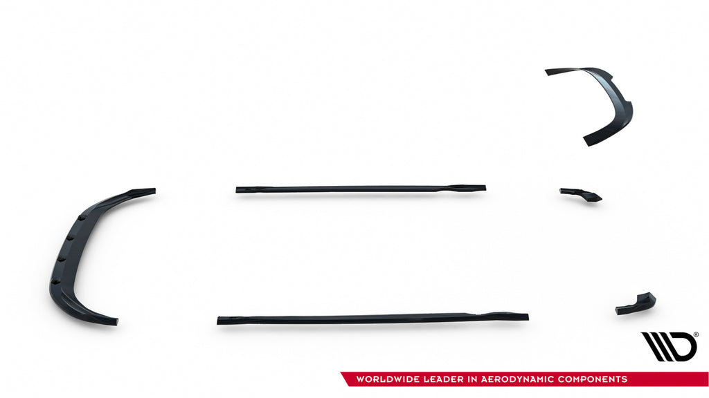Kit Completo Splitter V.2 Volkswagen Golf R Hatchback Mk8 Facelift (2024-)