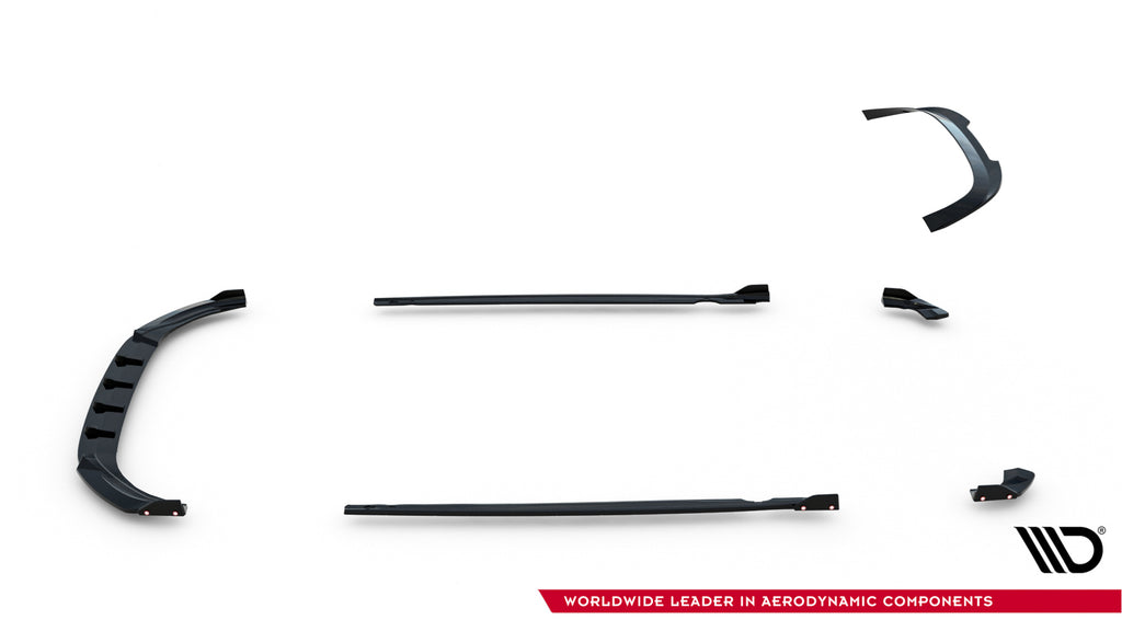 Kit Completo Splitter V.3 Volkswagen Golf R Hatchback Mk8 Facelift (2024-)