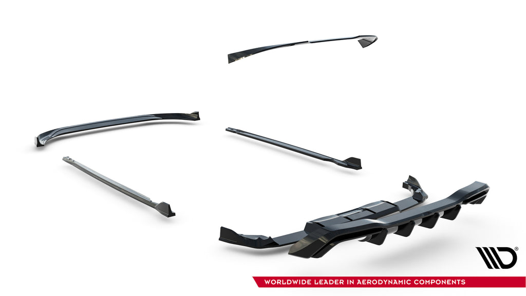 Kit Completo Splitter V.6 Volkswagen Golf R Hatchback Mk8 Facelift (2024-)