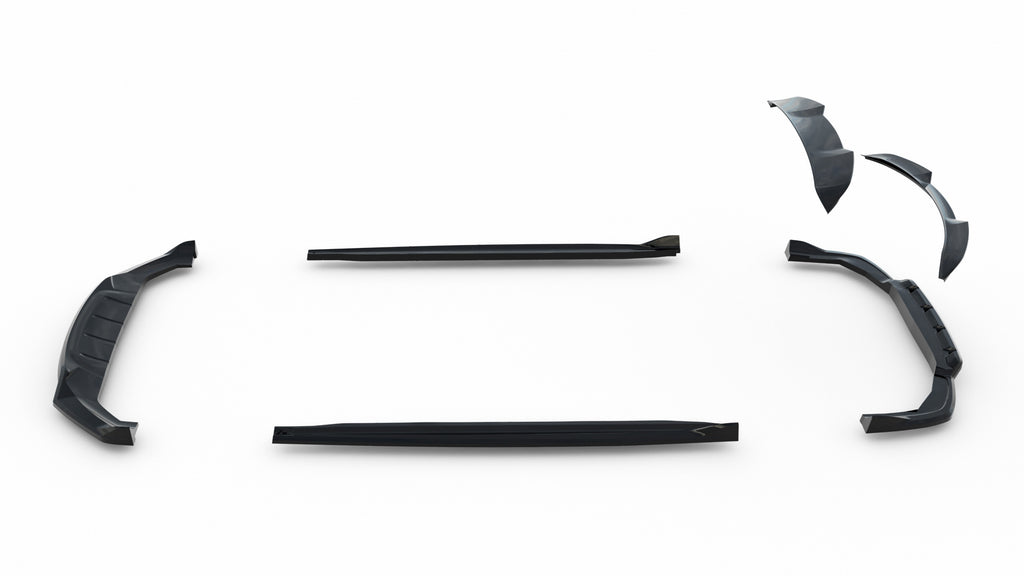 Kit Completo Splitter compatibile con Alfa Romeo Stelvio Quadrifoglio Mk1 (2016-2022)