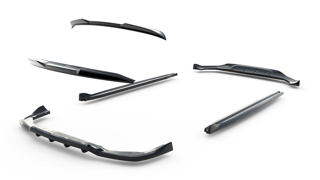 Kit Completo Splitter compatibile con Alfa Romeo Stelvio Quadrifoglio Mk1 (2016-2022)