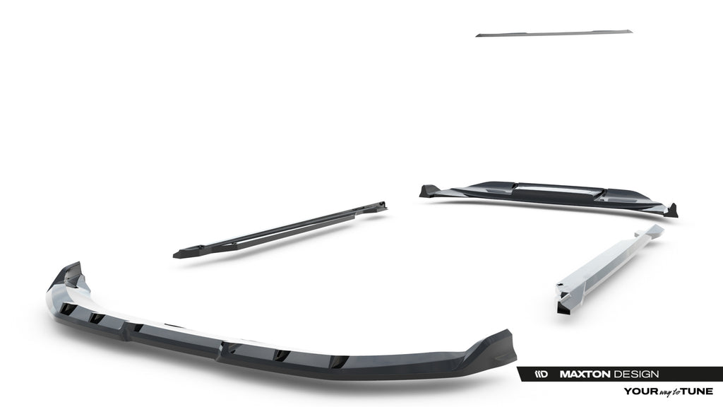 Kit Completo Splitter compatibile con Audi Q6 e-tron / SQ6 e-tron S-Line SUV Mk1 (2023-)