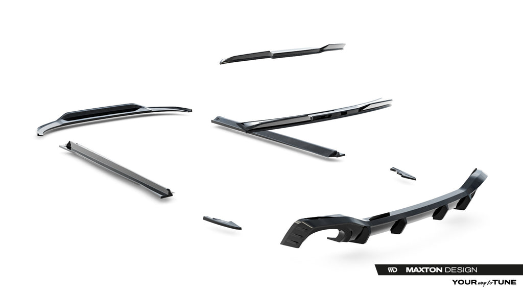 Kit Completo Splitter compatibile con Audi RSQ8 Mk1 (2019-2023)
