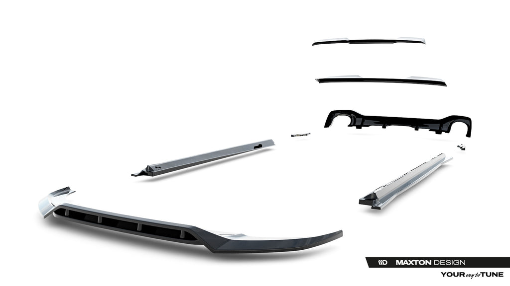 Kit Completo Splitter compatibile con Audi RSQ8 Mk1 (2019-2023)